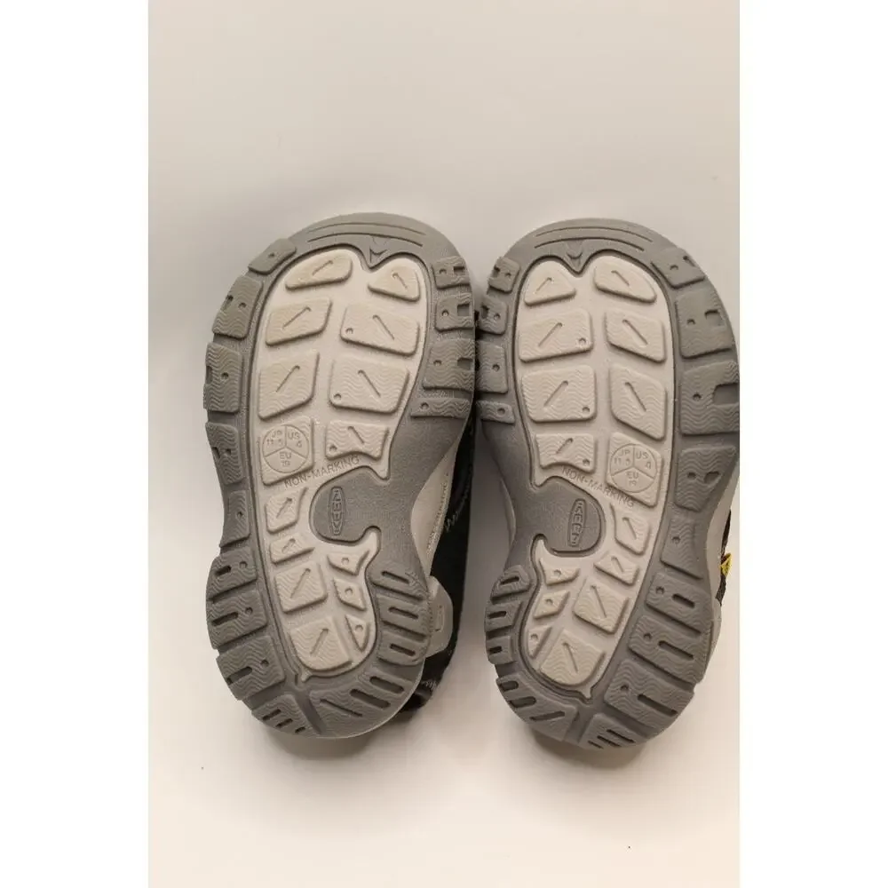 KEEN Knotch River Open Toe Toddler Sandal Size 4 Black Gray Water Shoes Washable